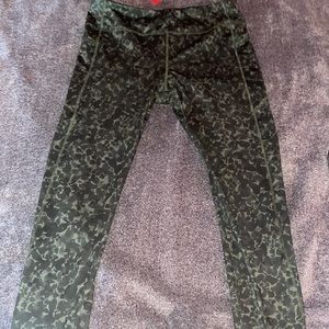 Jockey Green Floral Leggings